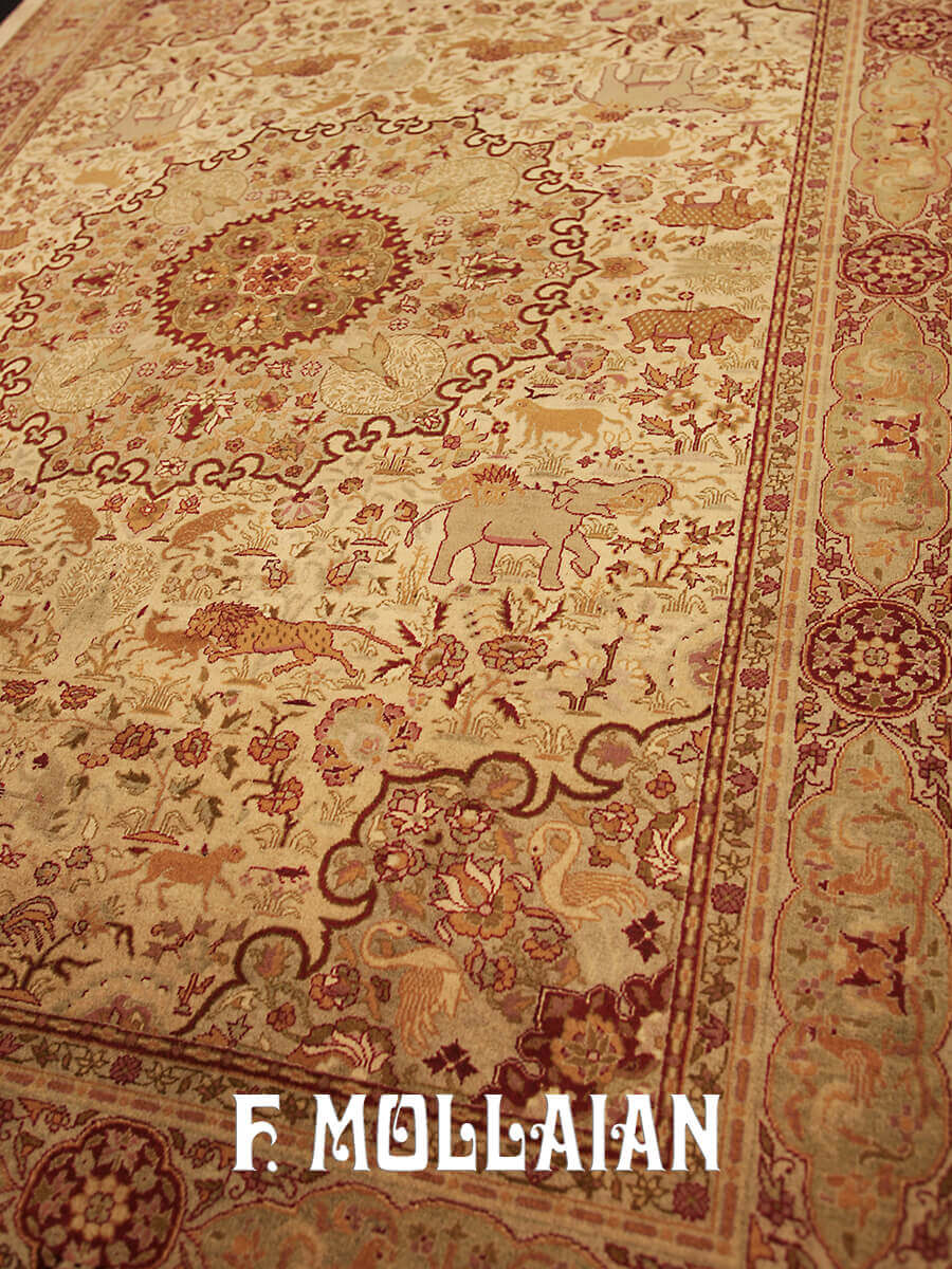 Antique Indian Amritsar Rug n°:88741454